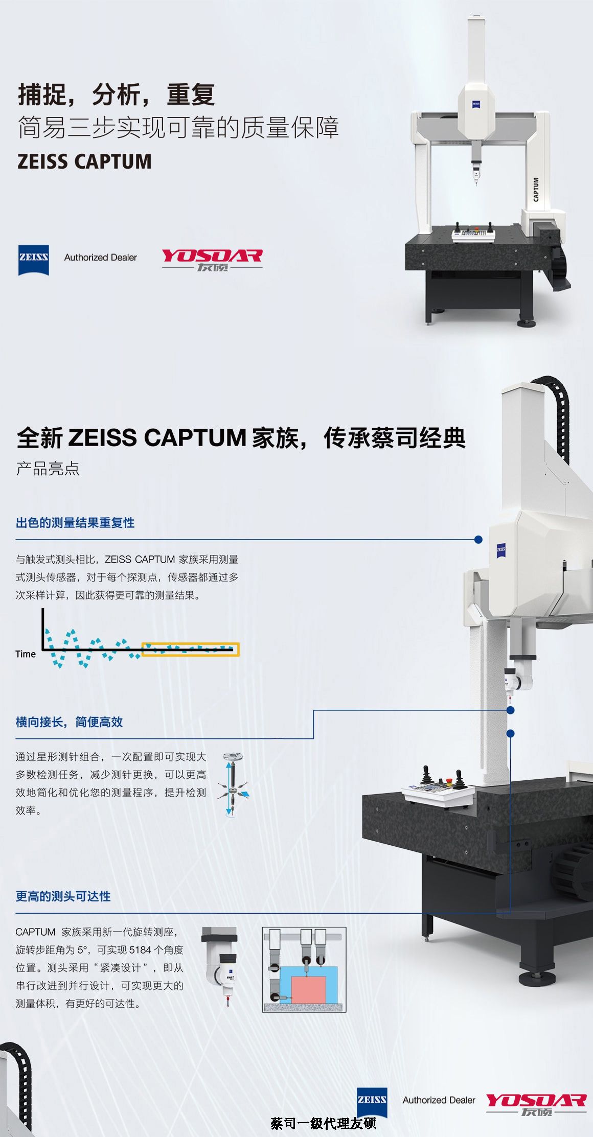 金山蔡司三坐标CAPTUM